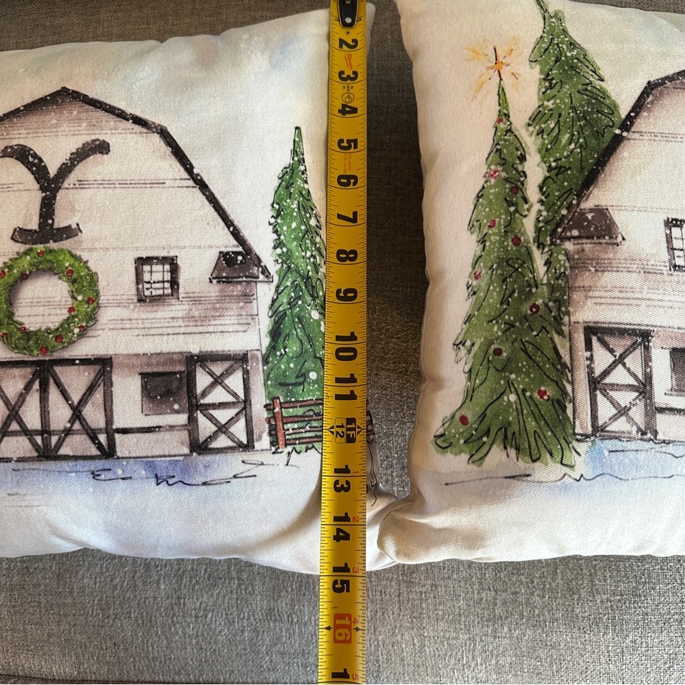 Yellowstone Dutton Decorative Throw Pillows with Inserts Set of 2 - Picture 7 of 9
